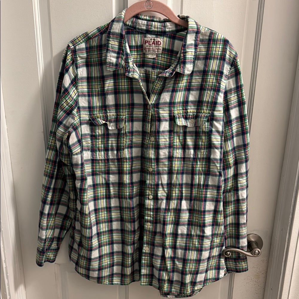 Old Navy Multicolor Plaid Shirt